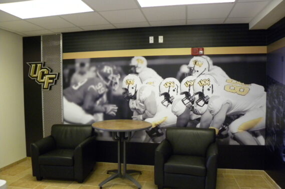 Sports Facility Wall Mural Designs By OAI Visual Branding